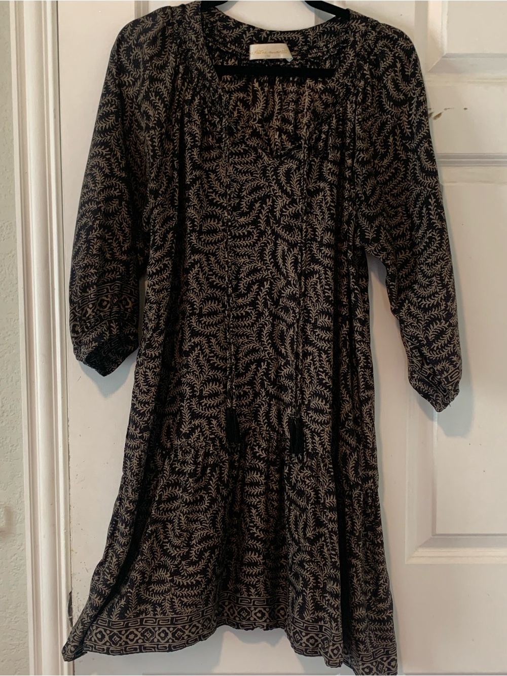 Natalie Martin Stevie Drop Waist Silk Dress